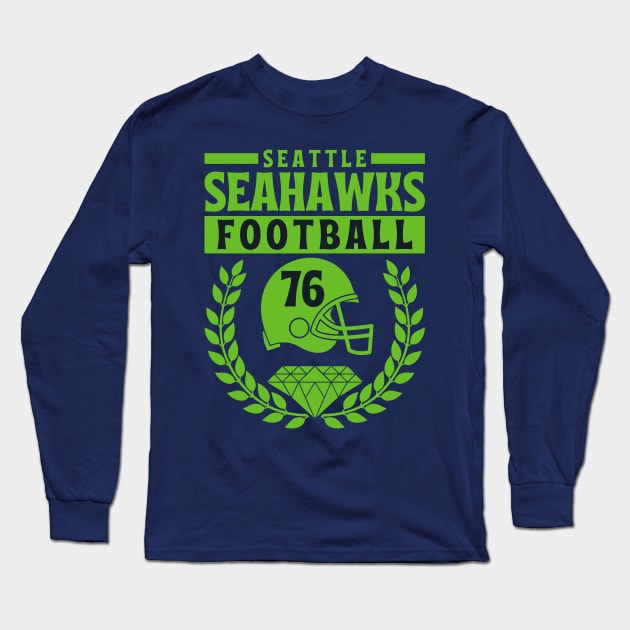 Seattle Seahawks 1976 American Football Long Sleeve T-Shirt by Astronaut.co